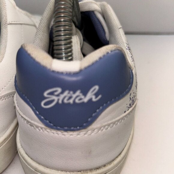 Disney Lilo And Stitch Woman’s Sneakers Size 8 White Purple Primark Exclusive - Picture 9 of 12